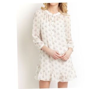 $124 Juicy Couture size6 White Dress Love Birds